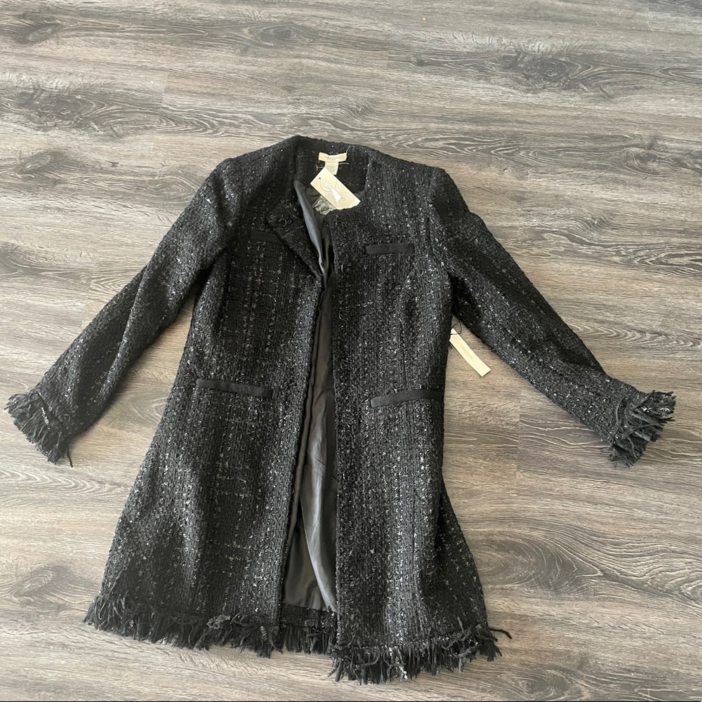 WOMENS BLACK VERTIGO PARIS COAT